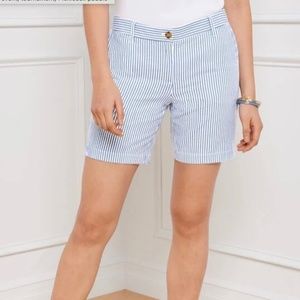 Talbots Chino Shorts Seersucker - NWT